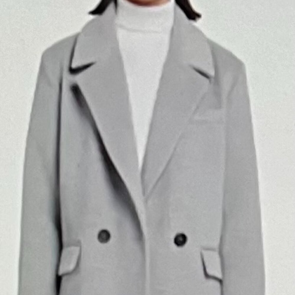 APPARIS Aaron tailored coat double breasted in Gray Size L